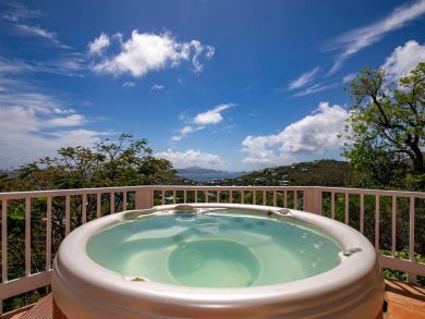 Full Ocean Views and at this Caribbean Pool Villa In St John